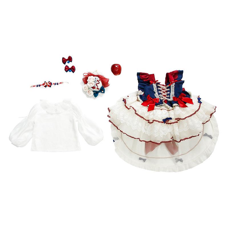 2026 Summer Stylish Snow White Birthday Dress for Girls - June 1st Lolita Skirt