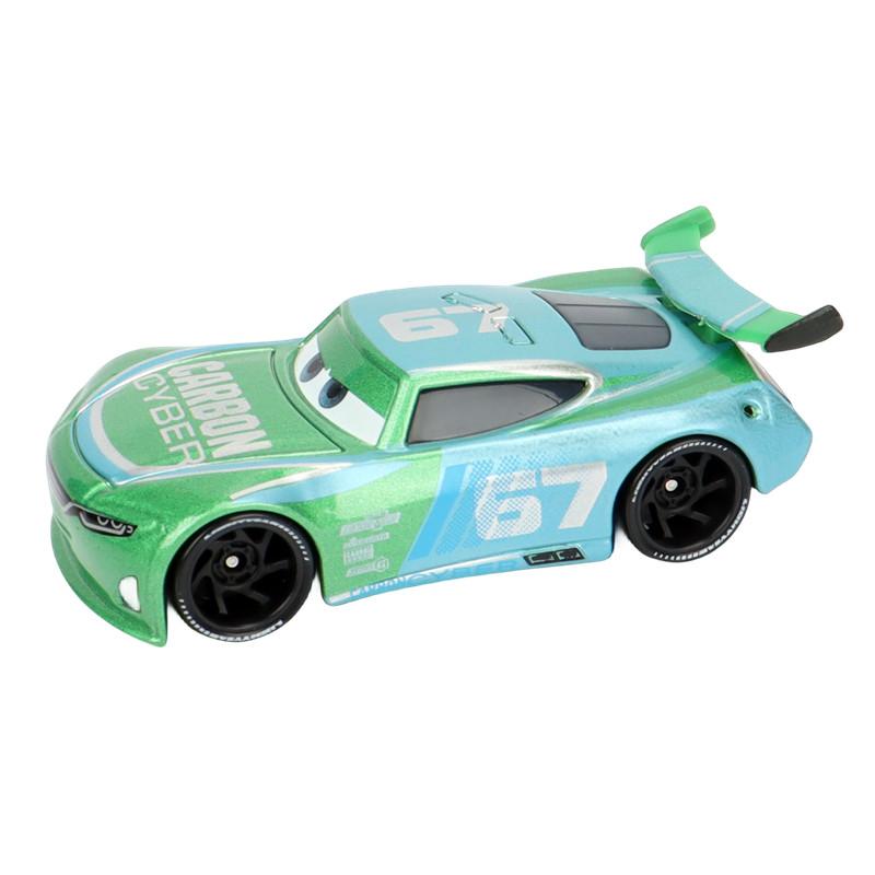 Cars Toy Christmas McQueen ROUTE 66 McQueen Chick Hicks Racing Car 1:55 Diecast Alloy Car Model Boy's Christmas Gift