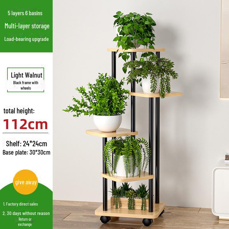 Cross-Border Multi-Layer Indoor Flower Rack for Living Room or Balcony