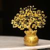 Citrine Crystal Money Tree – Wealth & Prosperity Tree for Home & Office Décor – Spiritual Gift for Good Luck