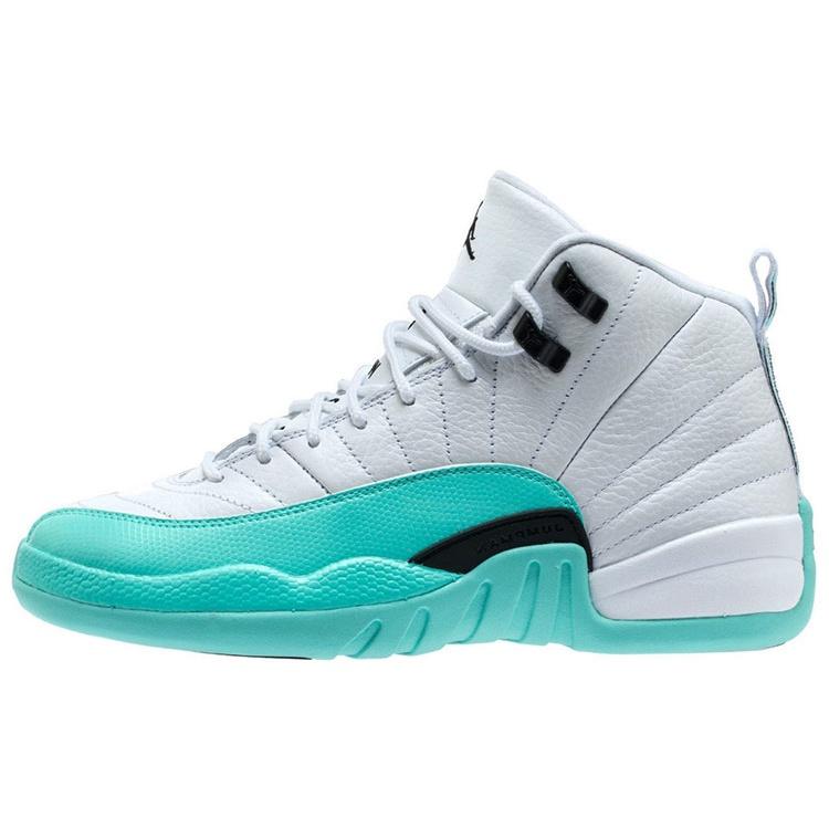 (GS) Air Jordan 12 Light Aqua Kids 510815-100 EU 36.5