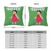 Heidi The Girl Of The Alps Pillowcase Printing Polyester Cushion Cover Decoration Pillow Case Cover Bed Dropshipping 45*45Cm