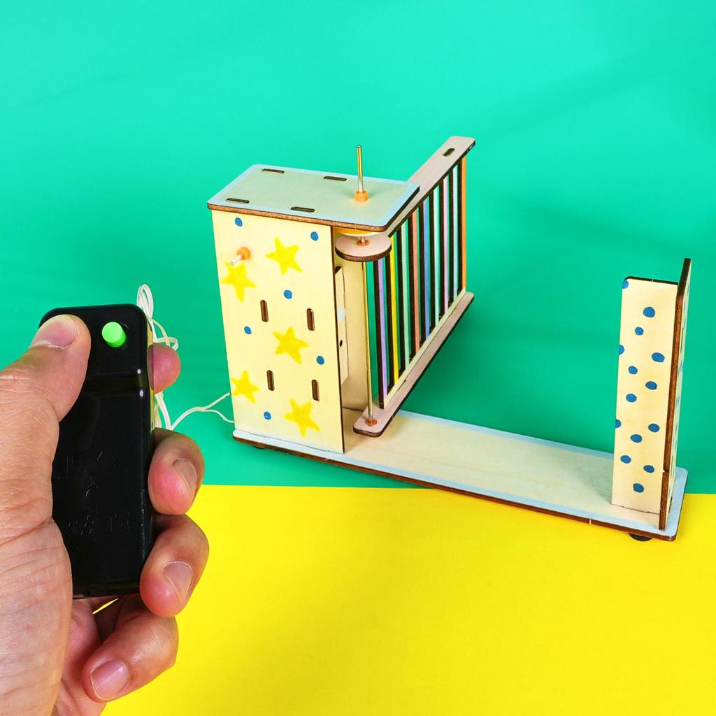 DIY Remote Control Electric Gate Kit for Primary Students - STEAM Science Project