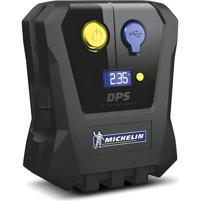 Compresseur mini 12V digital - MICHELIN - Gonflage de 0.05 bars jusqu'a 3.5 bars