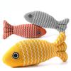 Cat Toys, Huge Linen Fish for Teasing Cats, Self-entertainment, Chewing and Grinding Teeth Cat, Mint Fish, Wavy Cloth Fish Cat Toys