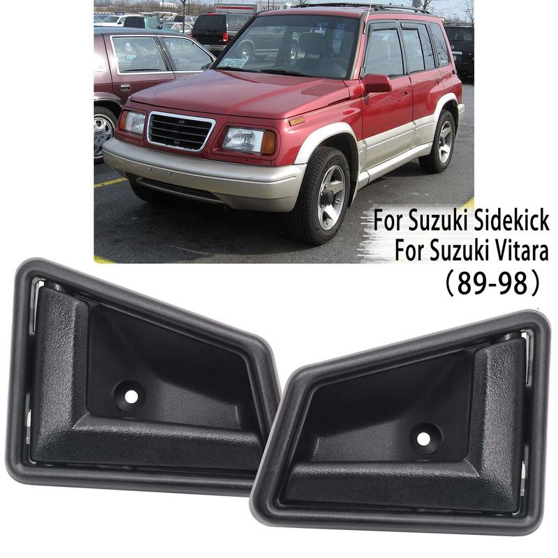 4Pcs Driver Passenger Interior Inner Door Handles 8313056B015ES 8311056B015ES for Suzuki Sidekick Vitara Chevy Geo Tracker 89-98