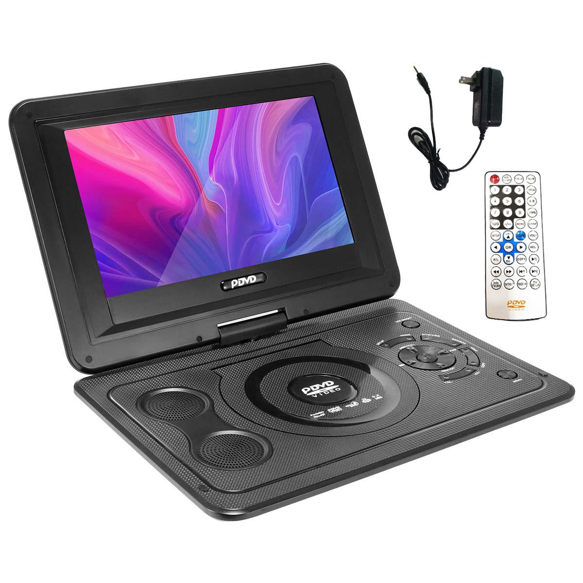 

13,9-дюймовий портативний DVD-плеєр HD Аналогове телебачення FM-радіо USB SD Card Game 16:9 поворотний TFT РК-екран для домашнього офісу автомобіля UL