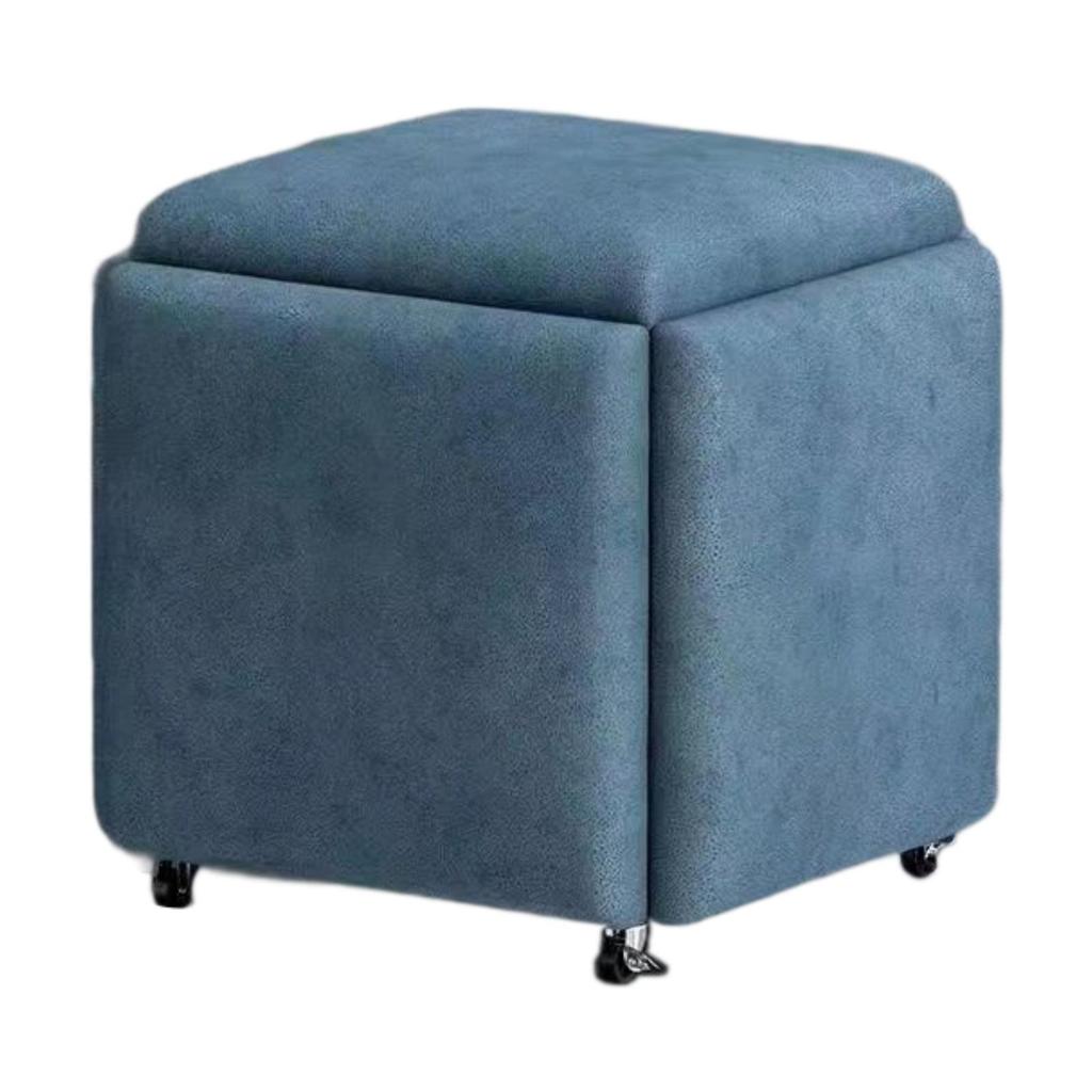Small Footstool Sofa Stool Sofa Tea Stool Square Seat Chair Ottoman Stool for Entryway Bedside Nursery Bedroom Dressing Room