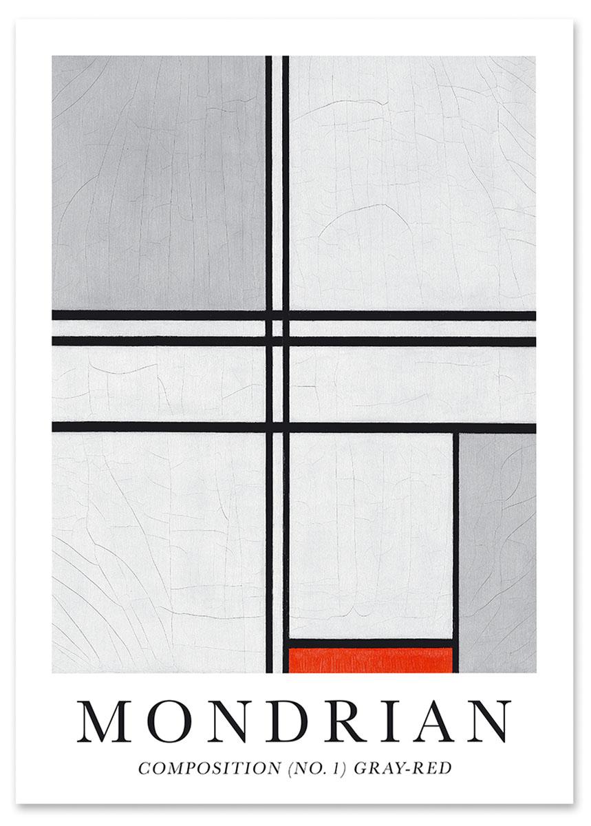 

Plakat mondrian obrazy reprodukcje 30x40 cm