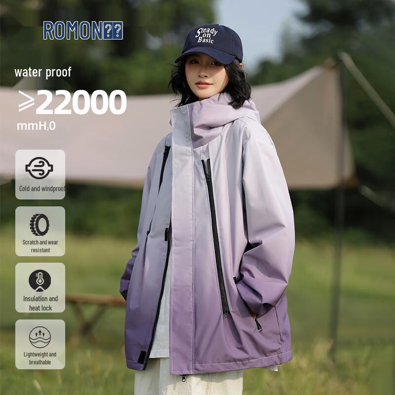 ROMON Unisex Windproof Waterproof Lightweight Outdoor Jacket