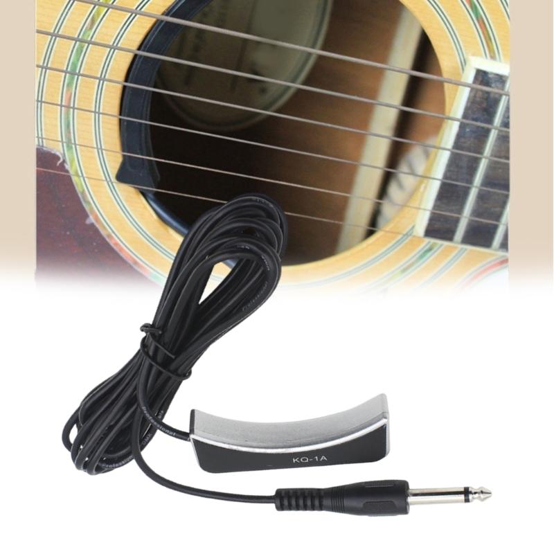 Classical Acoustic Guitar Pickup Replacement 39-41inch Folk Guitar Soundhole Pickups Low Noise Sound Hole Pickup