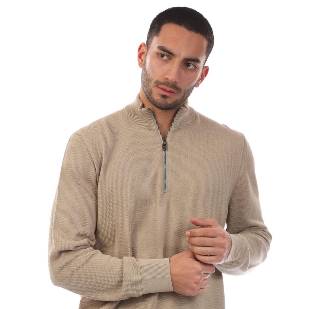 BOSS Herren Ebrando-P Viertelreißverschluss Pullover