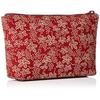 [Inden-ya] Pouch No.4 Pouch, Red Deerskin with White Lacquer, Grape Pattern, 4405-13-120