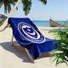 Pompey Logo Beach Towel, Large Soft Quick Dry Towel for Beach Camping Swimming