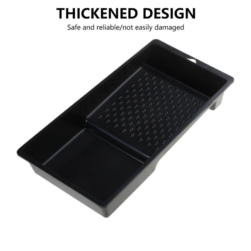 4 Zoll Kunststoff-Farbwanne für Wand Kleine Fläche Pinselarbeiten Leicht zu Reinigen und Aufzubewahren DIY-Enthusiasten und Heimdekorateure