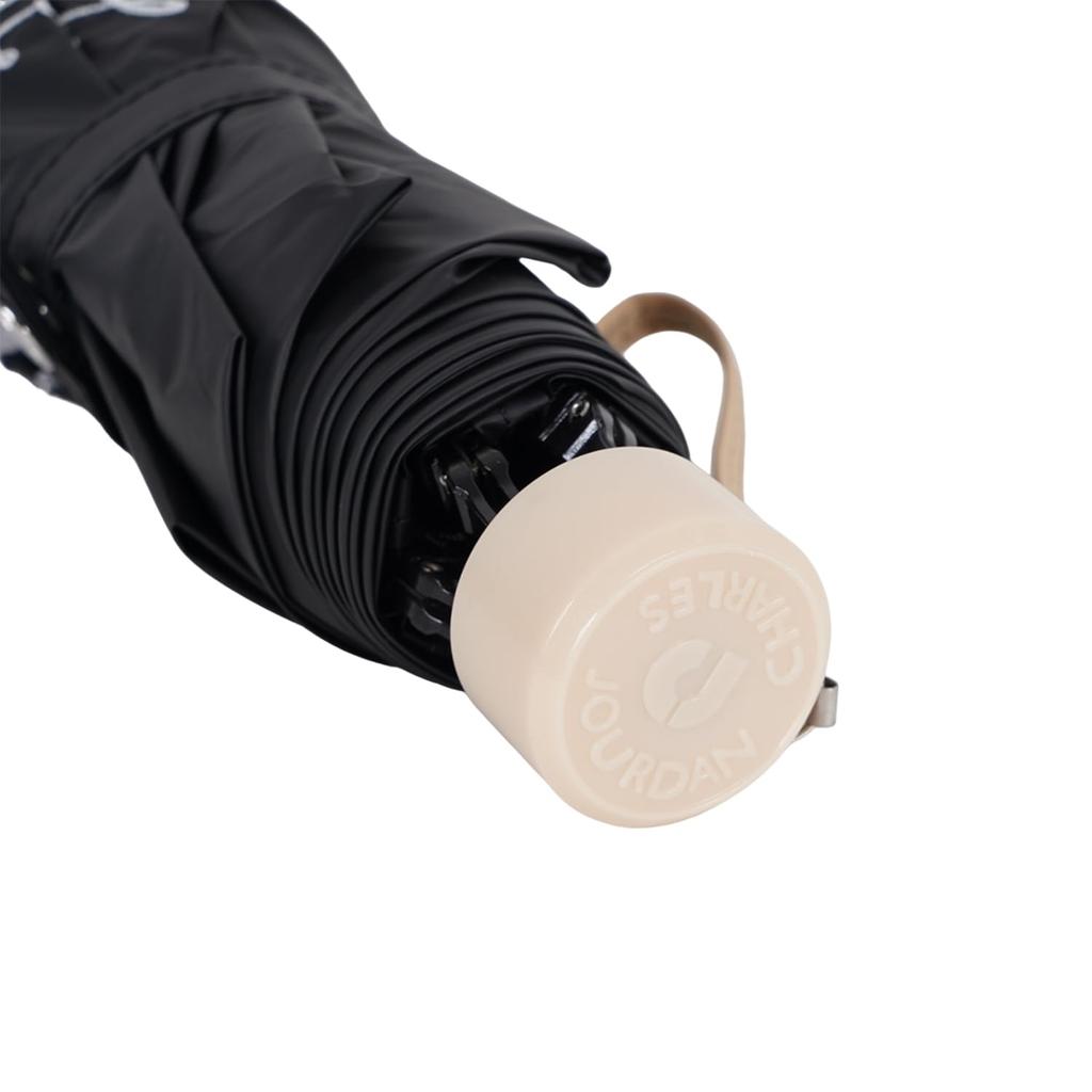 CHARLES JOURDAN MINI UMBRELLA Charles Jourdan For Both Sunny and Rainy Rain 1CJ Sax Parasol, Folding, Days, Lightweight, Umbrella, Women's, 27245,