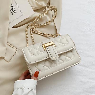 Women's Small Bag 2023 New Fashion Korean Fashion Chain Messenger Bag Casual Texture Portable Shoulder Bag