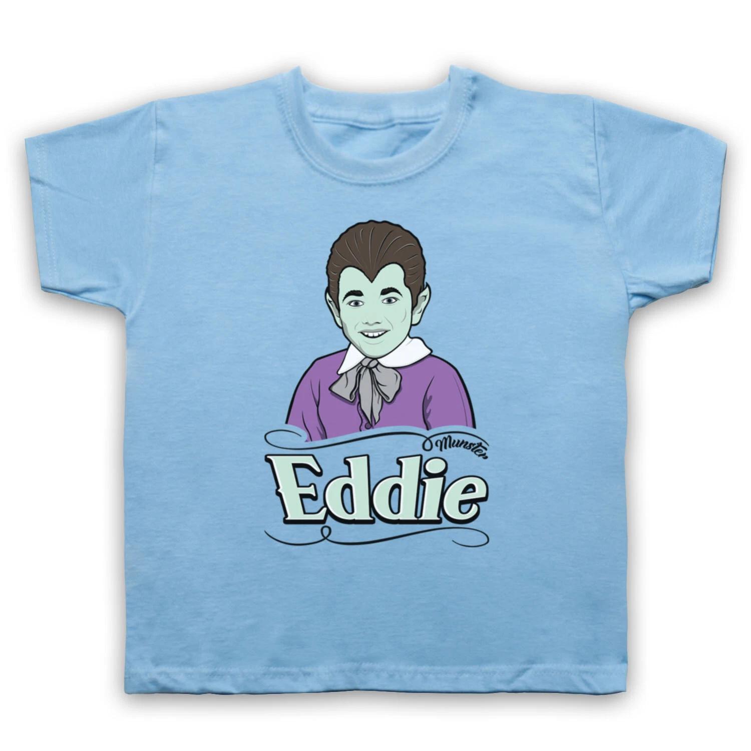 MUNSTERS UNOFFICIAL EDDIE MUNSTER VAMPIRE TV COMEDY KIDS CHILDS T-shirt 130