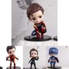 Q Version Of Avengers Captain America Iron Man Thanos Spider-man Miniature Model Decoration For Marvel Fans