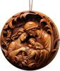 Eyecatching Nativity Scene Car Ornament Vibrant Acrylic Holiday Decor Cars For