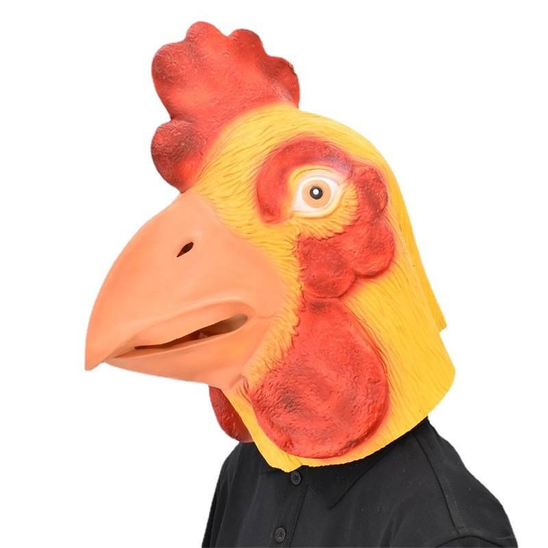 Headgear Rooster Halloween Animal Head Mask For Party Costumes And Themed Events