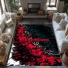 Ethnic Tribal Patterns Customize Your Name Floor Mat Perfect for Living Rooms Balcony Playrooms Study Room Anti-slip Rug Anime Office Decor