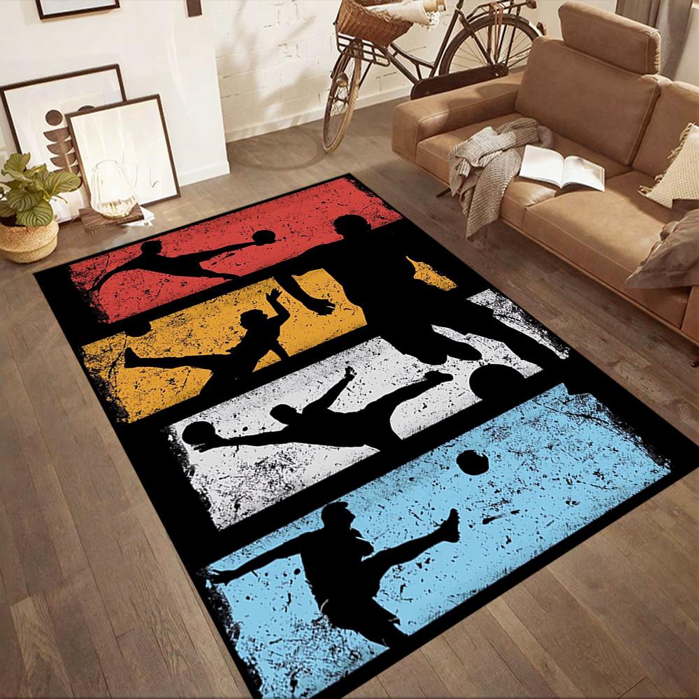 Dynamic Basketball Moves Floor Mats for Living Room, Bedroom and Room Decoration Are Suitable for Gifts.