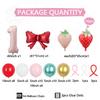 59pcs Strawberry Balloon Garland Set Suitable for Birthday Wedding  Anniversary Graduation Ceremony Indoor/outdoor Decorations