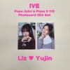 [Oficial] IVE ( ) Papa Johns Pizza X IVE Set de Tarjetas Fotográficas