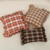 Tartan Plaid Decorative Pillow Covers 18x18 Inches Cushion Covers  For Couch Sofa