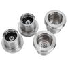 4pcs 2.717in Stainless Steel Trailer Bearing with Protective Buddy Bra Replacement