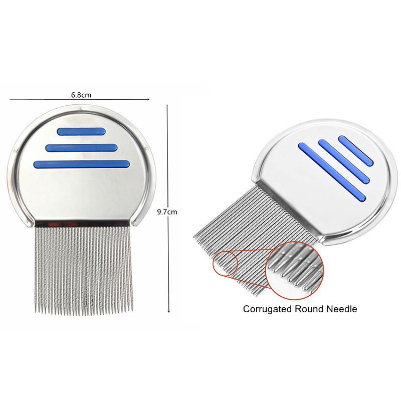 Stainless Steel Terminator, Lice Comb, Children's Hair Removal, Super Density, Removes Teeth, Comb, Dog Brushes, Accessory