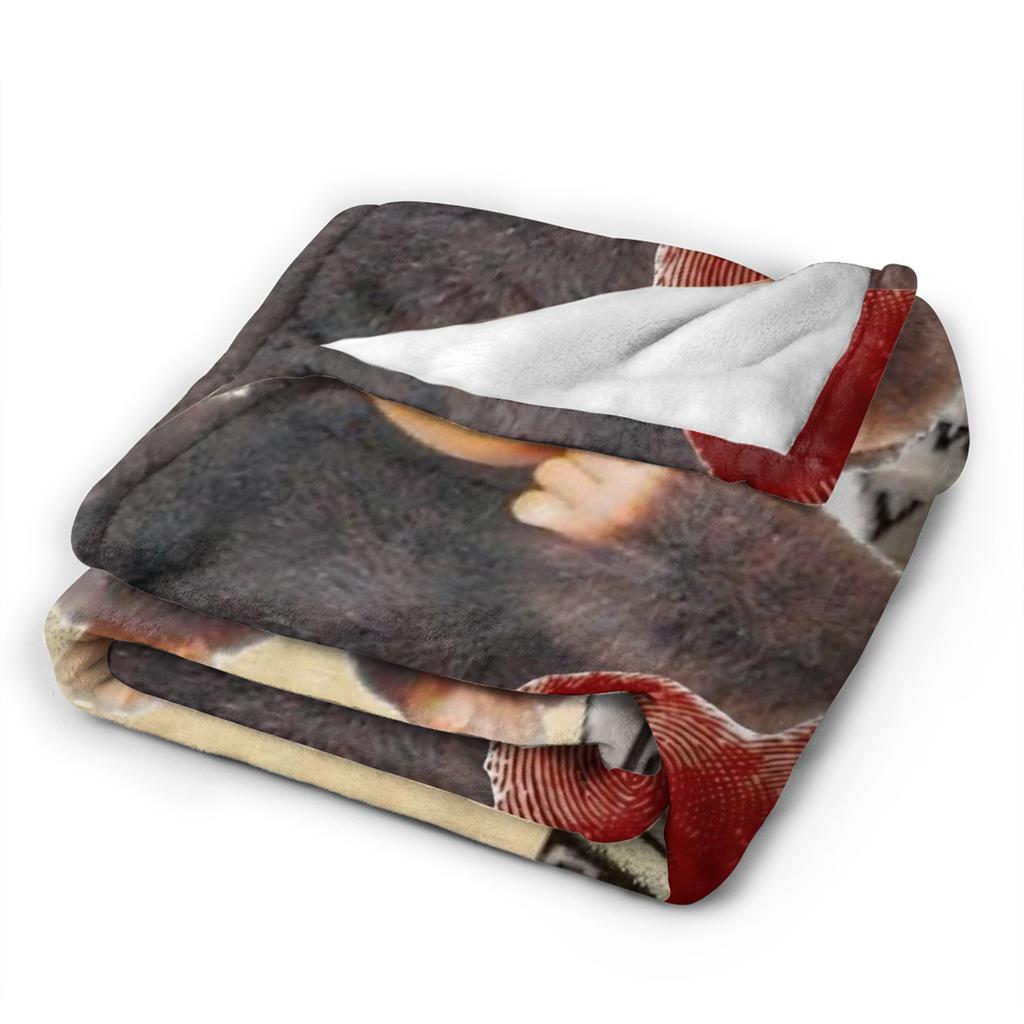 Monchhichis Kun Chan Pärchen Decke Niedliche Cartoon Flanell Tolle Warme Überwurfdecke für Bettwäsche Wohnzimmer Herbst/Winter Outdoor
