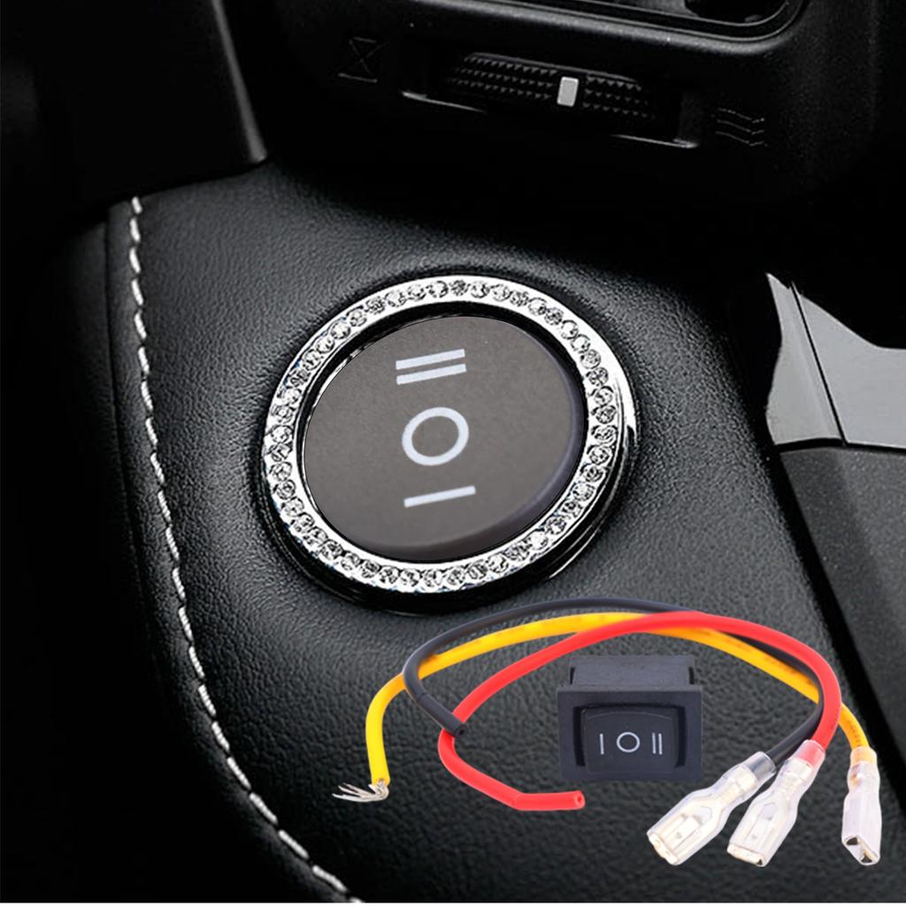 3 Position Rocker Switch ON-OFF-ON 12V/24V 20A Waterproof 3 Pin LED Rocker Switch for Auto Motorcycle Marine Boat Modification Switches4