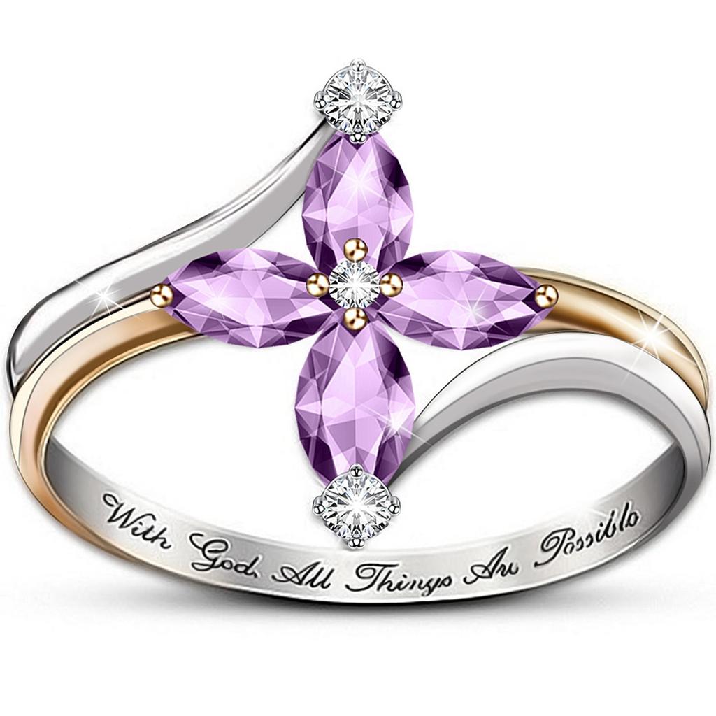 Ringer Zirkon Ringer Dame Gavesmykker Jenter Ringer Gifteringer