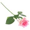 Silicone Rose Twig Artificial Flowers Decorations for a 44 cm Vase - Pink