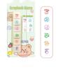 6pcs/set Kawaii Cartoon Stamps Self Ink Press Reward Stamps Kids Encourage Seal DIY Inkpad Art Crafts Korean Stationery Office