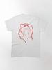 Depeche Mode Members Matryoshka Profile Red Outline Black Background Classic T-Shirt