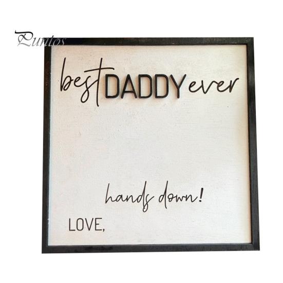 

Подарок-отпечаток руки для папы, лучшего папы на свете, деревянная табличка на стол, отец и дети, знак для папы, папы, дедушки от дочери, сына, ко Дню отца C