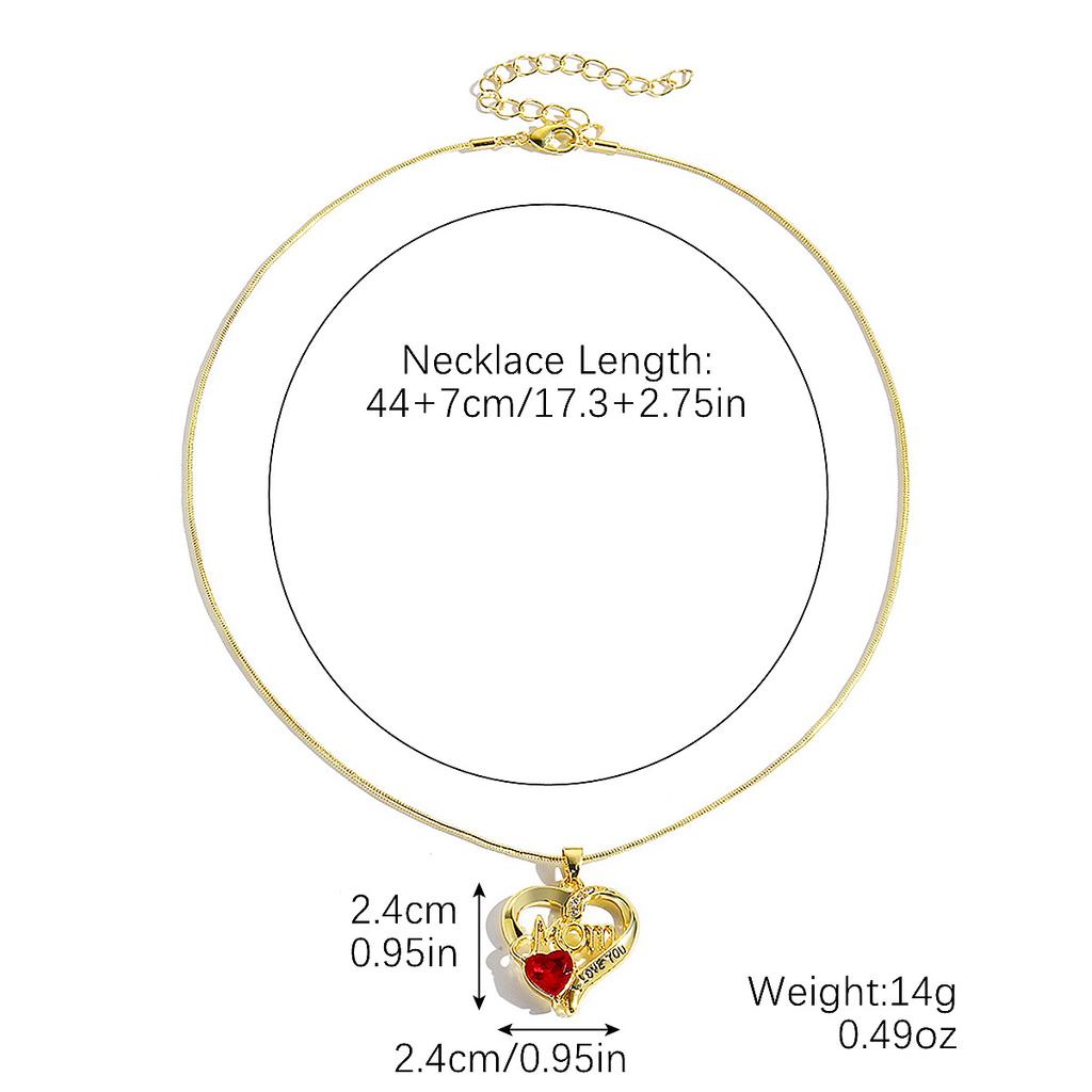 Necklace for Women Mother's Day Necklace Mom Necklace Love Mom Necklace Mother's Day Jewelry Beautiful Elegant Necklace for Her