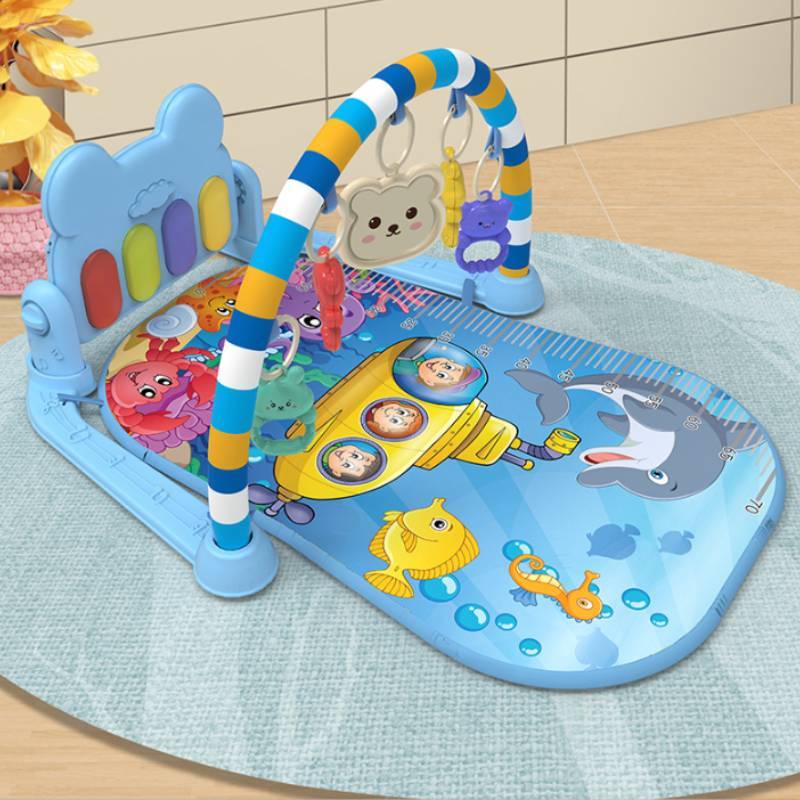 Baby Sensory Musical Play Gym With Foot Tap Piano Baby Toys