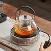 YIHUTEA Minimalist Glass Tea Set with Electric Ceramic Stove
