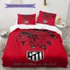 Ensemble couette et taies d'oreiller Atleti Décoration de maison Cadeau d'anniversaire (1 housse de couette + 2 taies d'oreiller, sans garniture.)