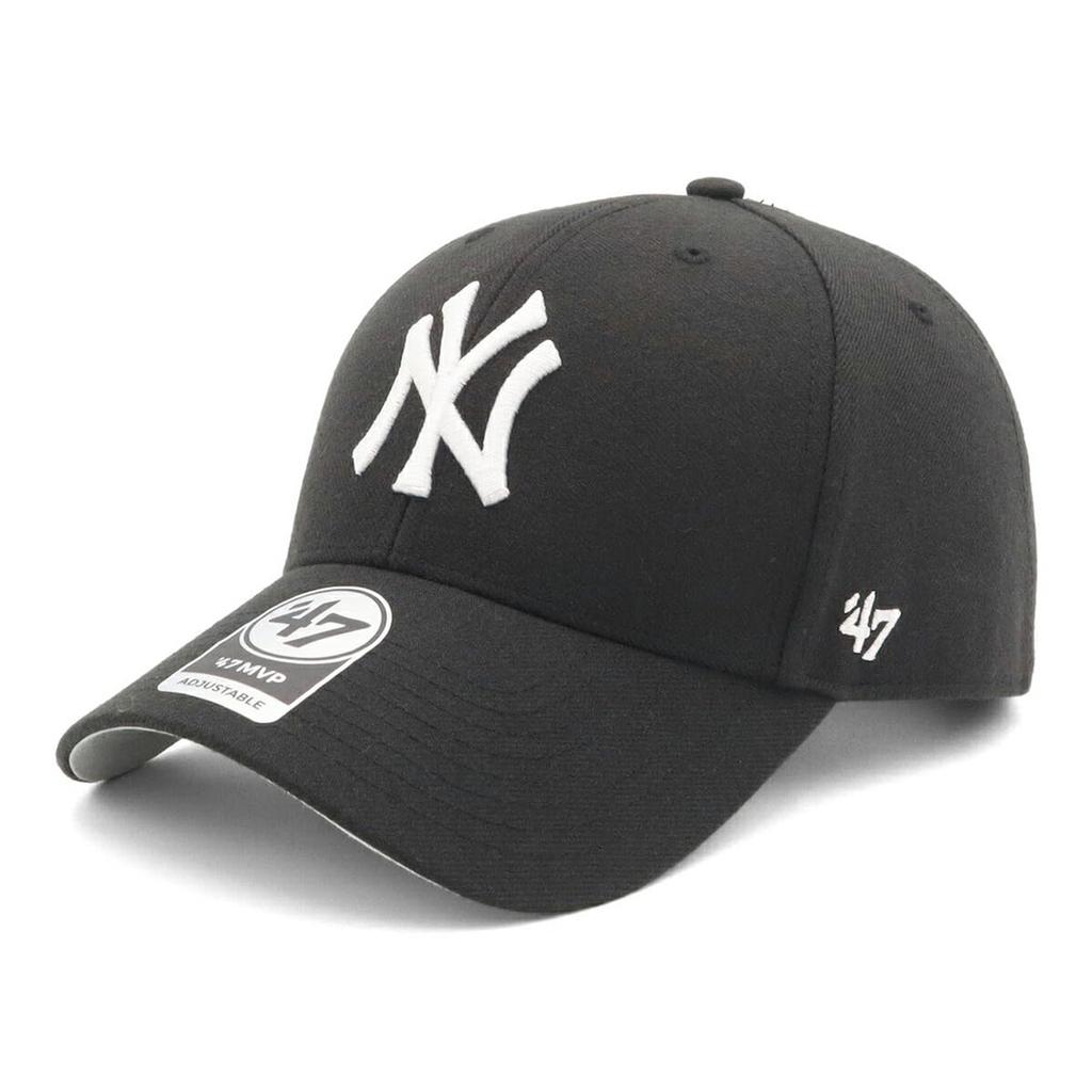 47 Brand Cap MLB New York Yankees MVP Black White 47 MVP