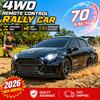 Auto da Corsa Radiocomandata 70 km/h Alta Velocità Drift Auto Sportiva 2.4g Senza Spazzole Campione di Velocità con Luci LED Auto Radiocomandate per Bambini Trazione Integrale Auto da Drift