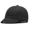 Men Short Bill Brim Baseball Caps Big Head Large Size Wool Hats Male Plus Sizes Felt Canvas Snapback Hat 55-60cm 60-65cm