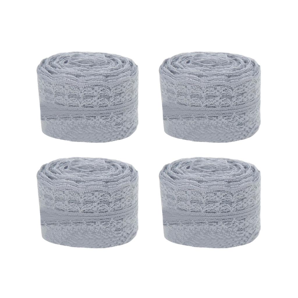 4Pcs Lace Ribbons Nylon Retro Decorative Accessories for Gift Packaging Decoration