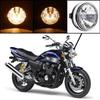 Szmsmy Universal Halogen Multi-Reflector Headlight with Bracket for CB400SF, Hornet 250, CBX400, VTR250, Jade, and CB250F