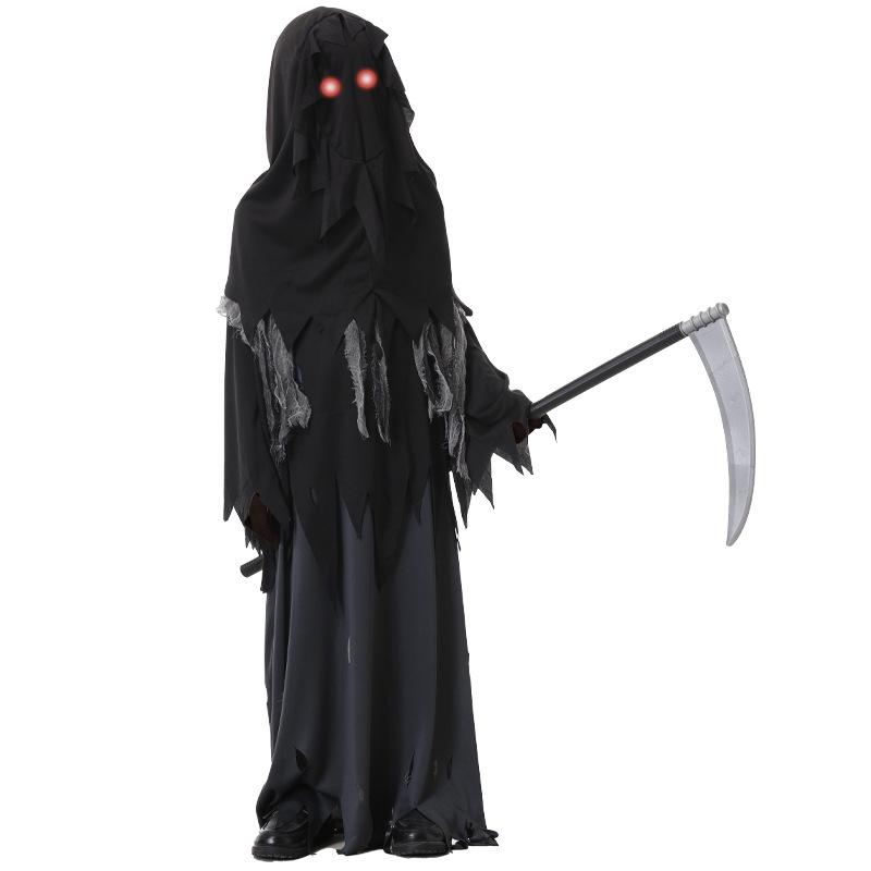 Halloween Children`s Costume Ragged Reaper Robe