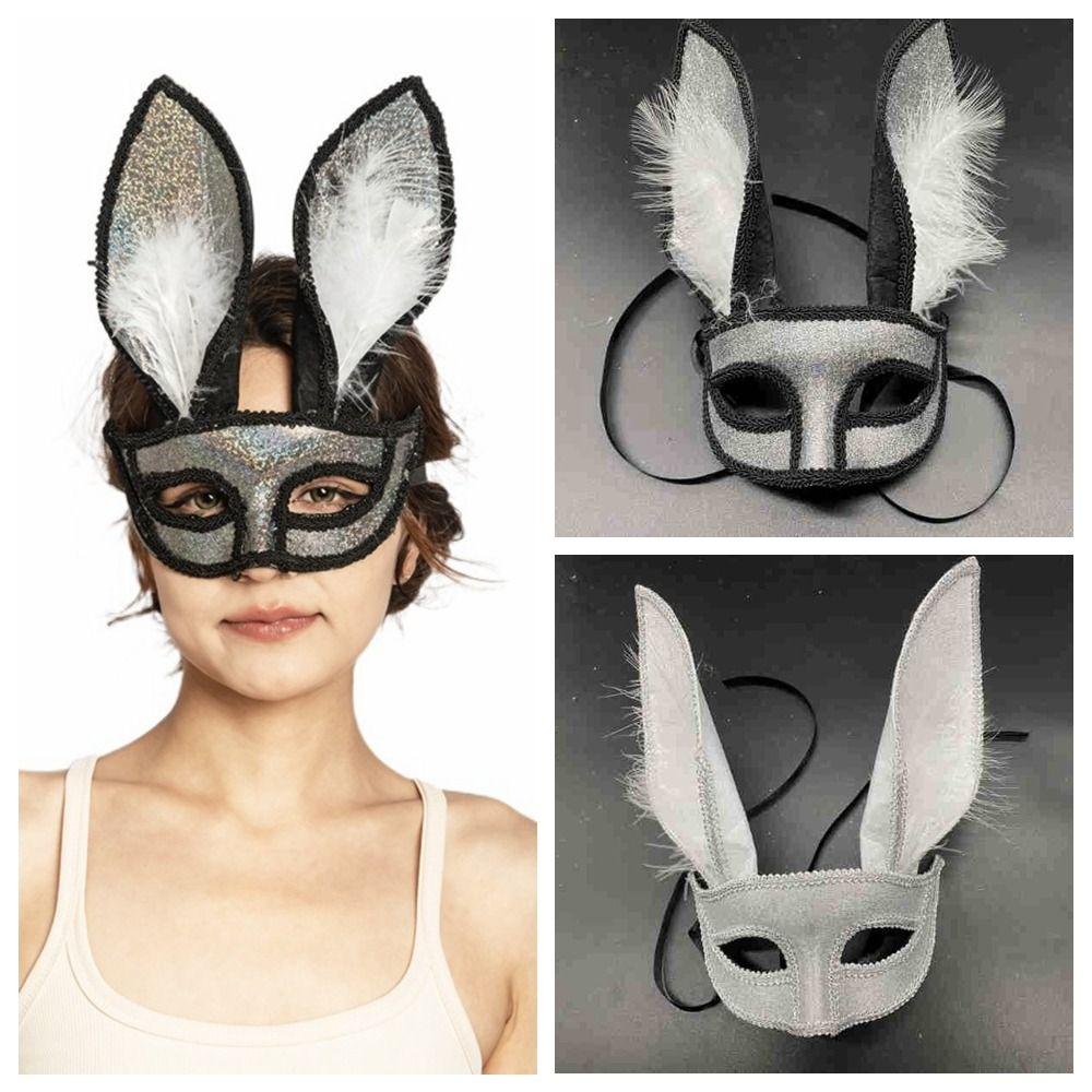 

Пасхальная маска на пол-лица, маска для глаз, ретро-венецианская маска для мужчин чёрный